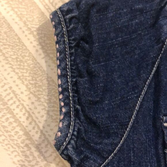 Tommy Hilfiger Baby Girls Denim Button Dress - Picture 4 of 8